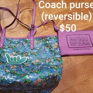 Reversible Coach purse
